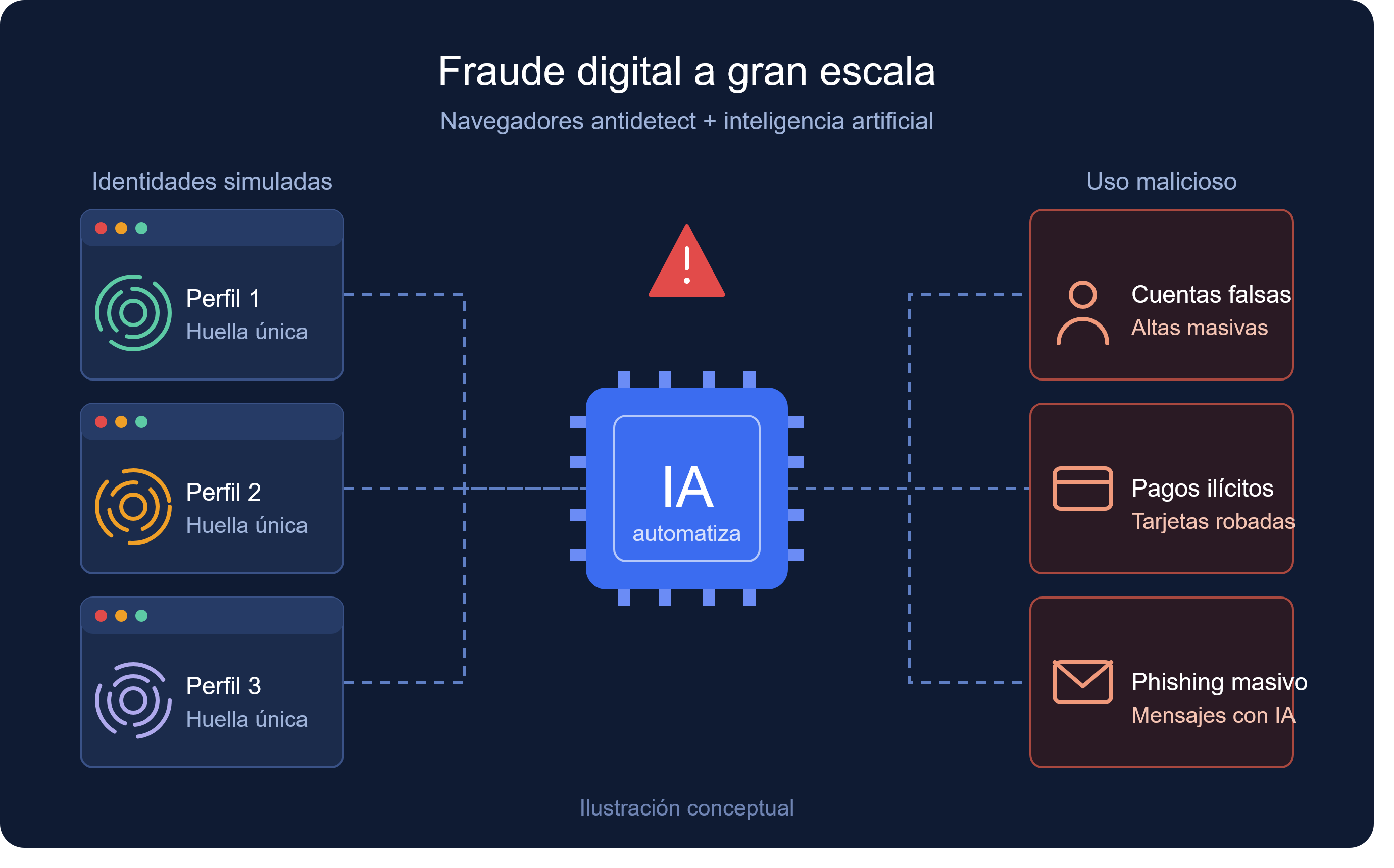 Check Point advierte sobre el uso de navegadores antidetect e inteligencia artificial para realizar fraudes digitales a gran escala